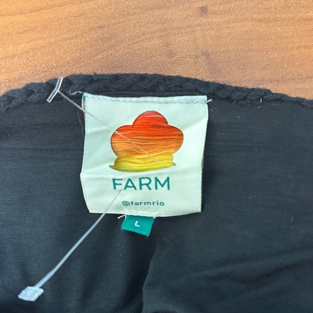 Farm rio Colorful Crochet floral multicolored Tank Top - Picture 5 of 5